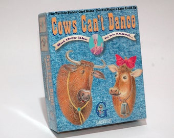Cows Can't Dance Card Game - Gamewright 1996 COMPLETE (read description)