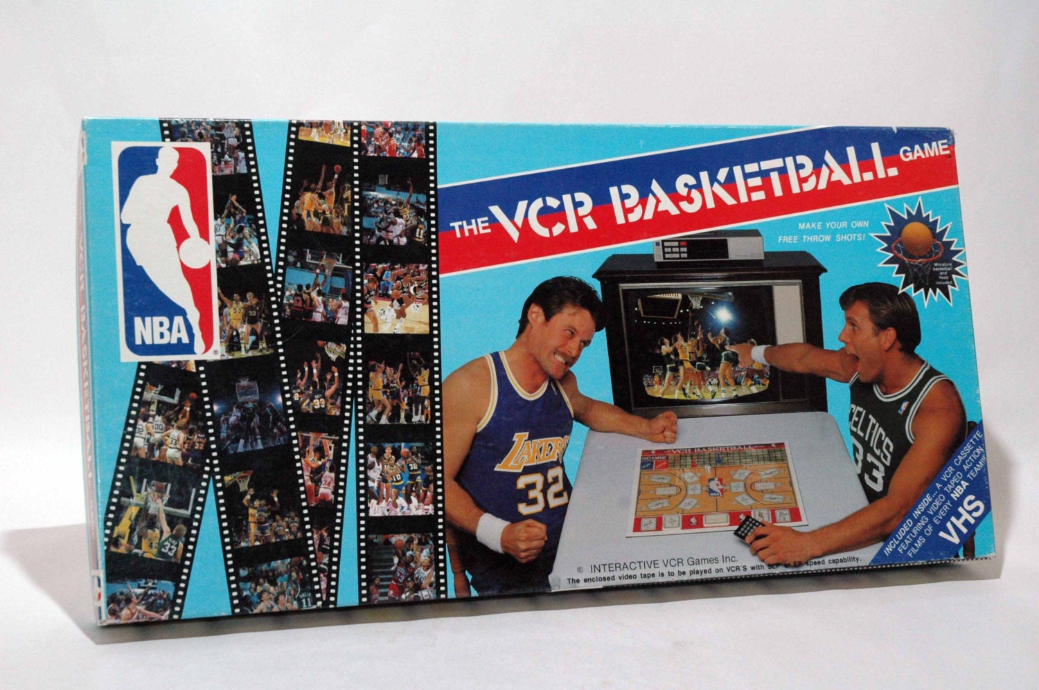 VCR Basketball Game Interactive VCR Games 1987 COMPLETE Etsy