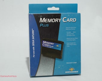 Memory Card Plus Sega Saturn - Performance 1997 Brand New