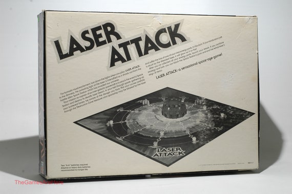 Laser Attack Game - Milton Bradley 1978 COMPLETE - Etsy