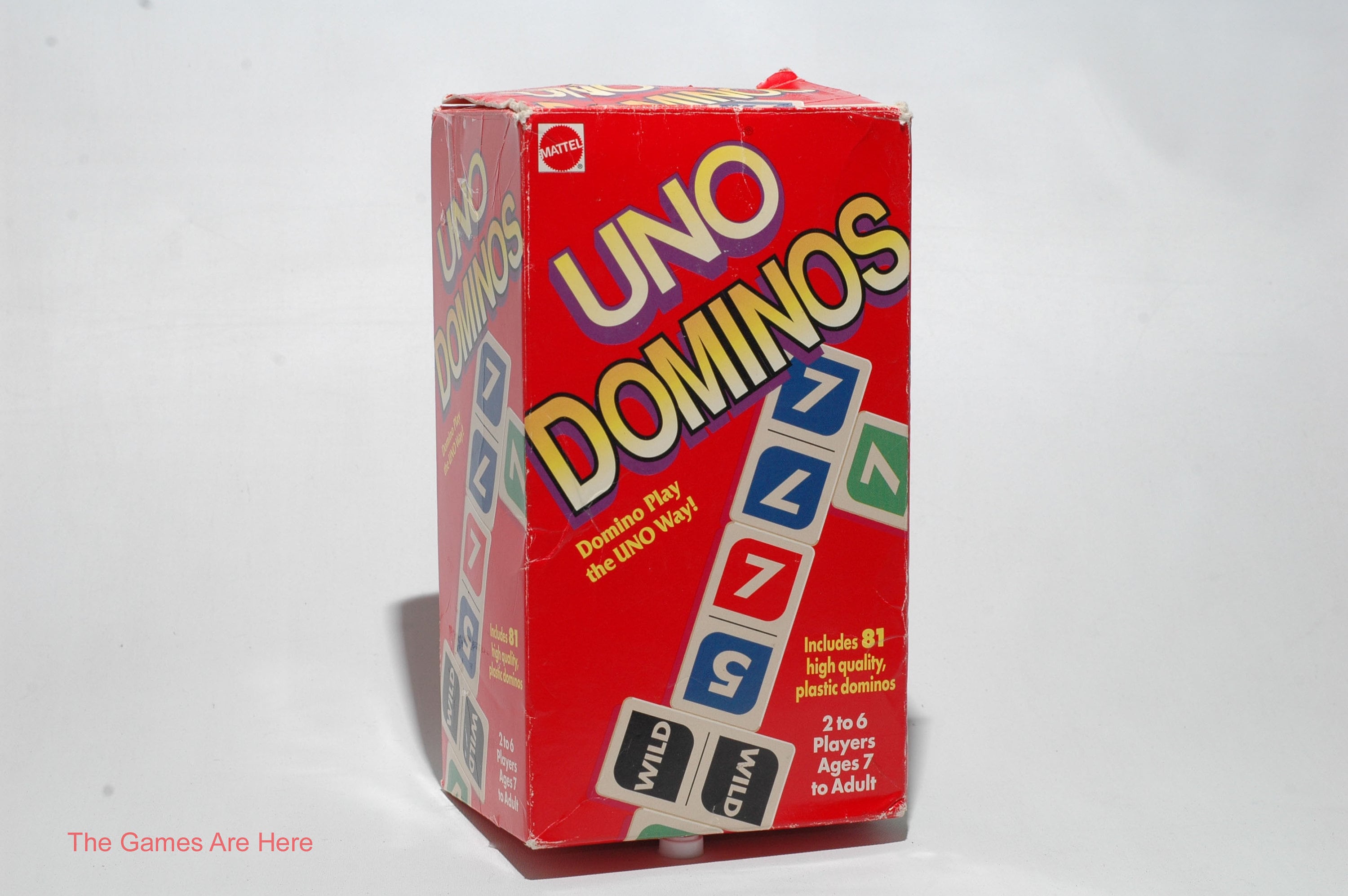 Uno Dominos Game - Mattel 1994 w Box Wear (Read Description)