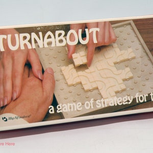 Turnabout Strategy Game for two - Mag Nif 1982 COMPLETE