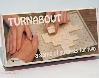 Turnabout Strategy Game for two - Mag Nif 1982 COMPLETE