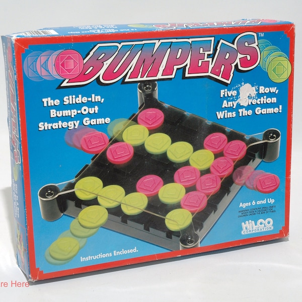 Bumpers Strategy Game - Hilco 1994 COMPLETE