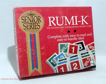 Rumi-K Senior Series Game - Cadaco 1989 COMPLETE w New Parts