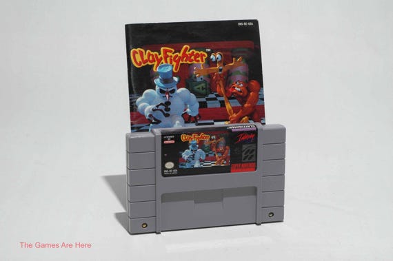 Clay Fighter - Super Nintendo, Interplay 1993 W Instructions - Etsy