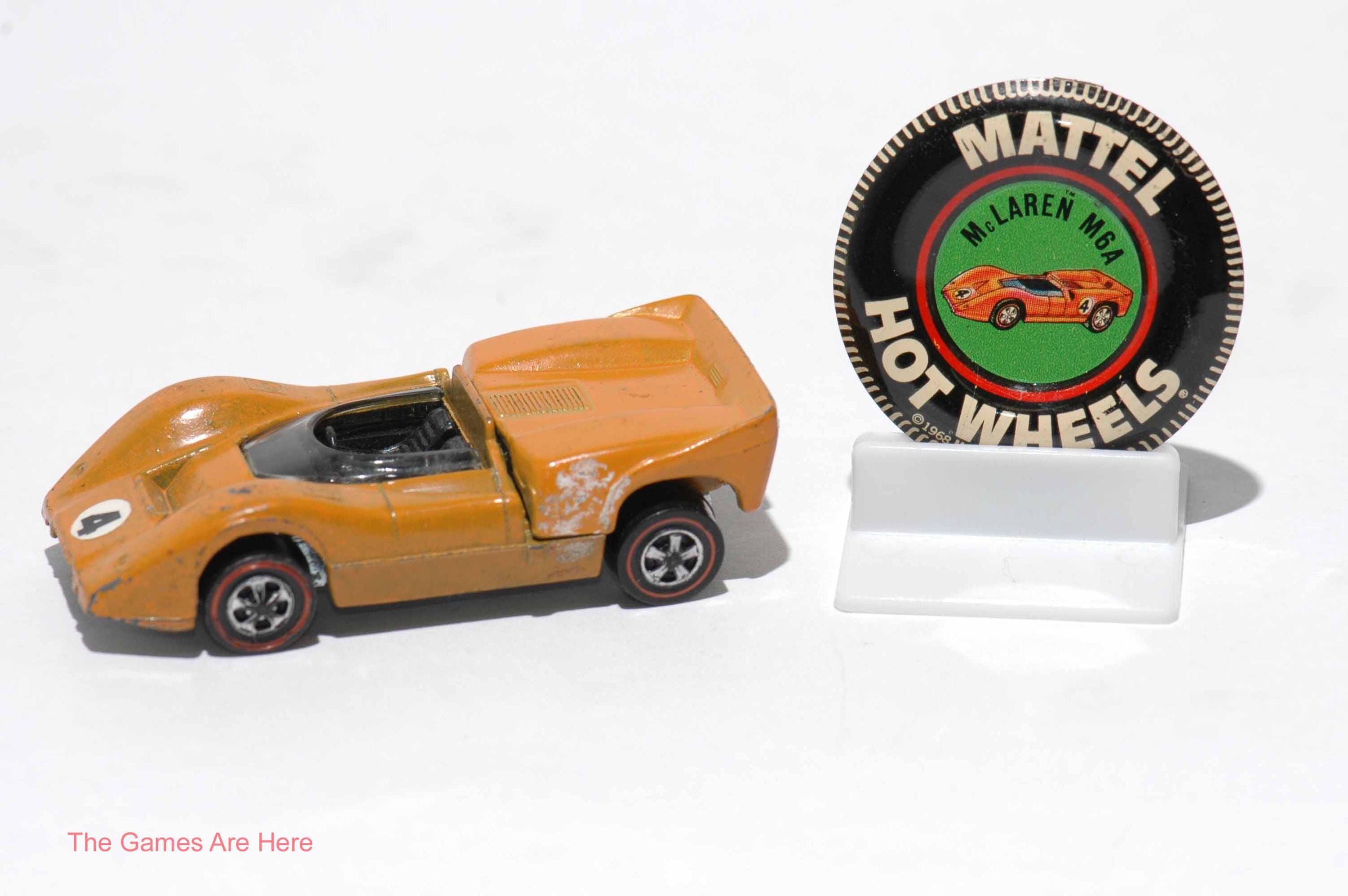 Mclaren M6A - Hot Wheels Mattel 1968 With Button - Etsy