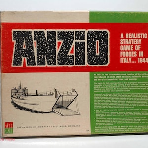 Anzio Strategy Game - Avalon Hill 1969