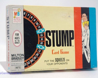 Stump Card Game - Milton Bradley 1968 COMPLETE (read description)