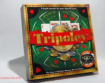 Tripoley Special Edition - Cadaco 2000 COMPLETE w Extra Deck (read description)