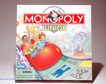 Monopoly Junior - Parker Brothers 1999 COMPLETE (read description)