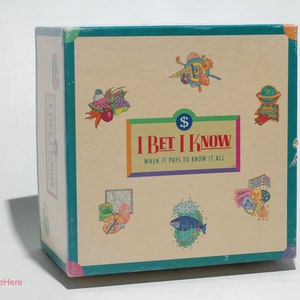 I Bet I Know Game - Janecor 1987 Complete