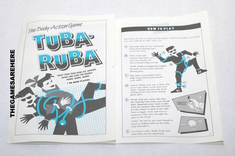 Tuba Ruba Game from Milton Bradley 1987 COMPLETE read Etsy