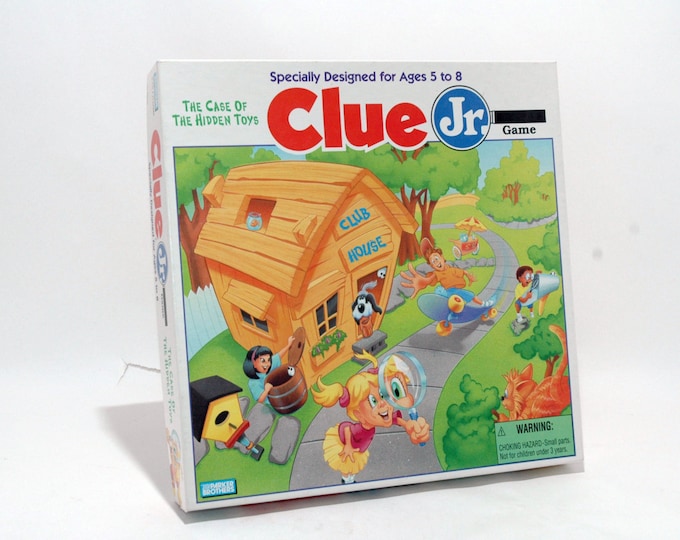 Clue Jr the Case of the Hidden Toys From Parker Brothers 1995 Etsy
