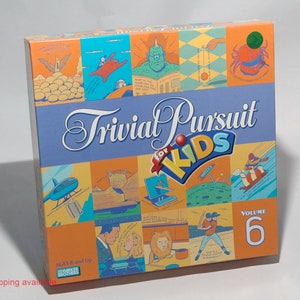 Trivial Pursuit for Kids Vol. 6 - Parker Brothers 2004 COMPLETE w One New Deck (read description)