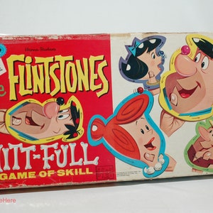 Flintstones Mitt Full Game of Skill - Whitman 1962 COMPLETE