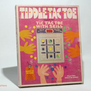 Tiddle Tac Toe game - Schaper Inc. 1969 COMPLETE