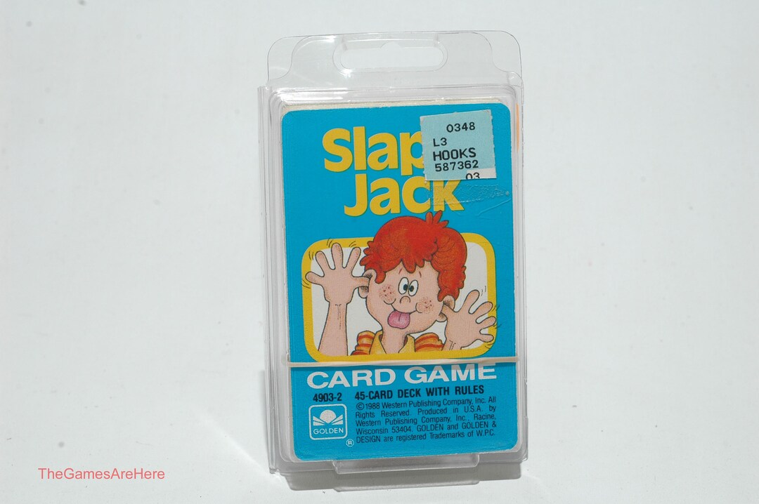 Slap Jack Card Game Golden 1988 COMPLETE Etsy