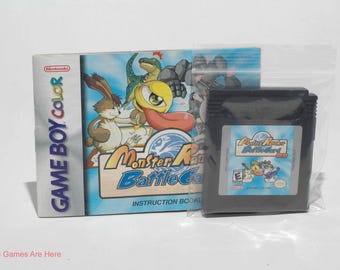 Monster Rancher Battle Card GB - Game Boy Color, Titus 2000 Cartridge and Instructions Only, Tested