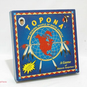 Topona the Original People of North America Game - Northern Games 1996 COMPLETE