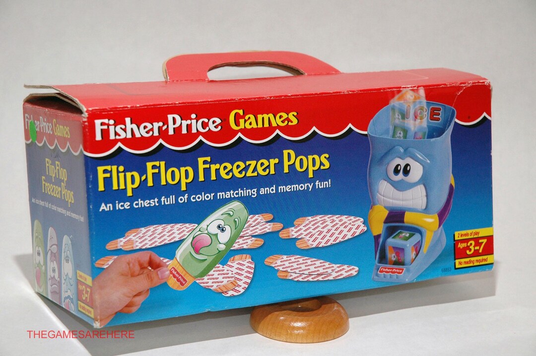 Flip Flop Freezer Pops Color Matching Game - Fisher Price 1998 COMPLETE ...