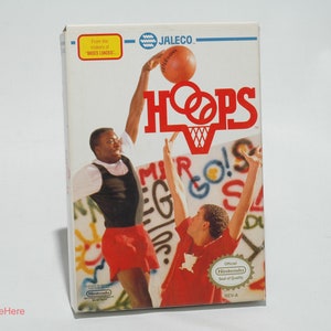 Hoops - Nintendo Entertainment System, Jaleco 1989 Tested Good