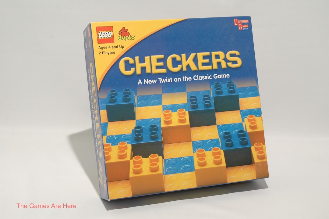 Lego Checkers Game - University Games 2006 (read Description) - Etsy