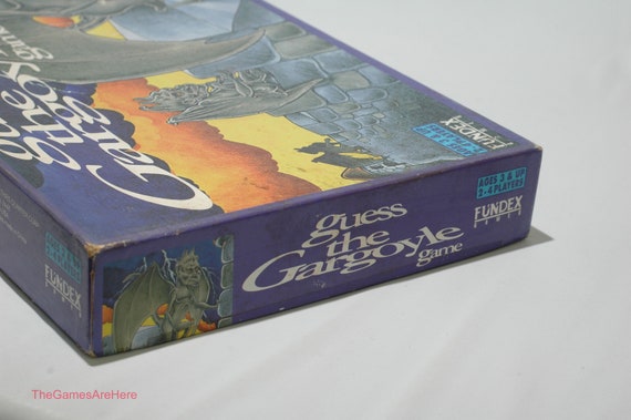 Guess the Gargoyle Game - Fundex 1994 COMPLETE - Etsy