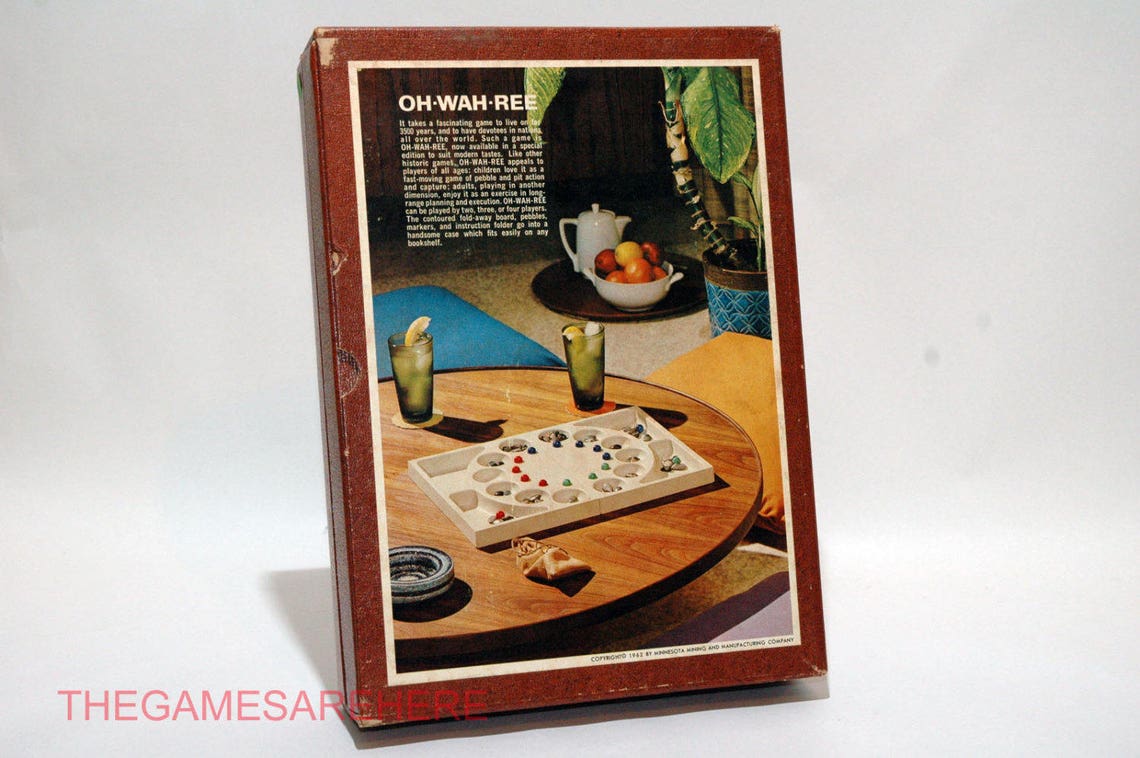 Oh Wah Ree Bookcase Game 3M 1962 read Description Etsy
