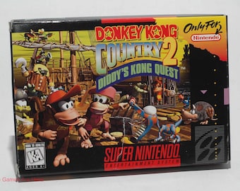 Super Nintendo Donkey Kong Country 3 Box - Etsy