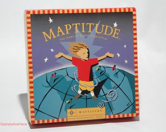 Maptitude Game of Global Proportions - Resource Games 1997 w Half New Cards