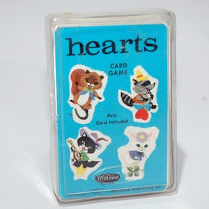 Hearts Card Game - Whitman 1963 COMPLETE (read description)