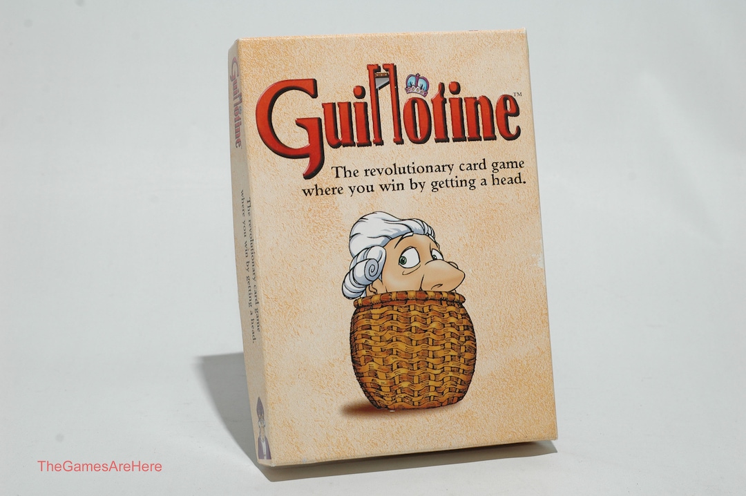 Guillotine Card Game Wizards of the Coast 1998 COMPLETE W New Cards Etsy