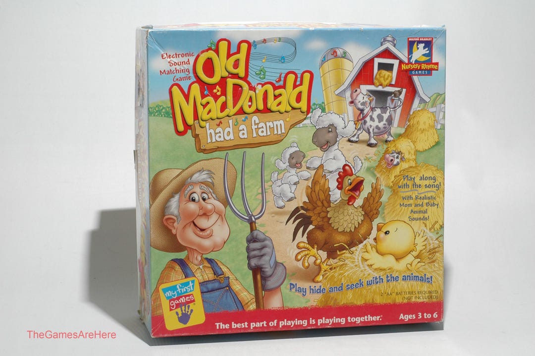 Old Macdonald Had A Farm Game - Milton Bradley 2002 (read Description ...