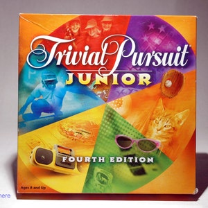 Trivial Pursuit Junior Fourth Edition From Parker Brothers 