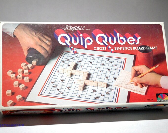 Quip Qubes Game - Selchow & Righter 1981 COMPLETE (read Description) - Etsy