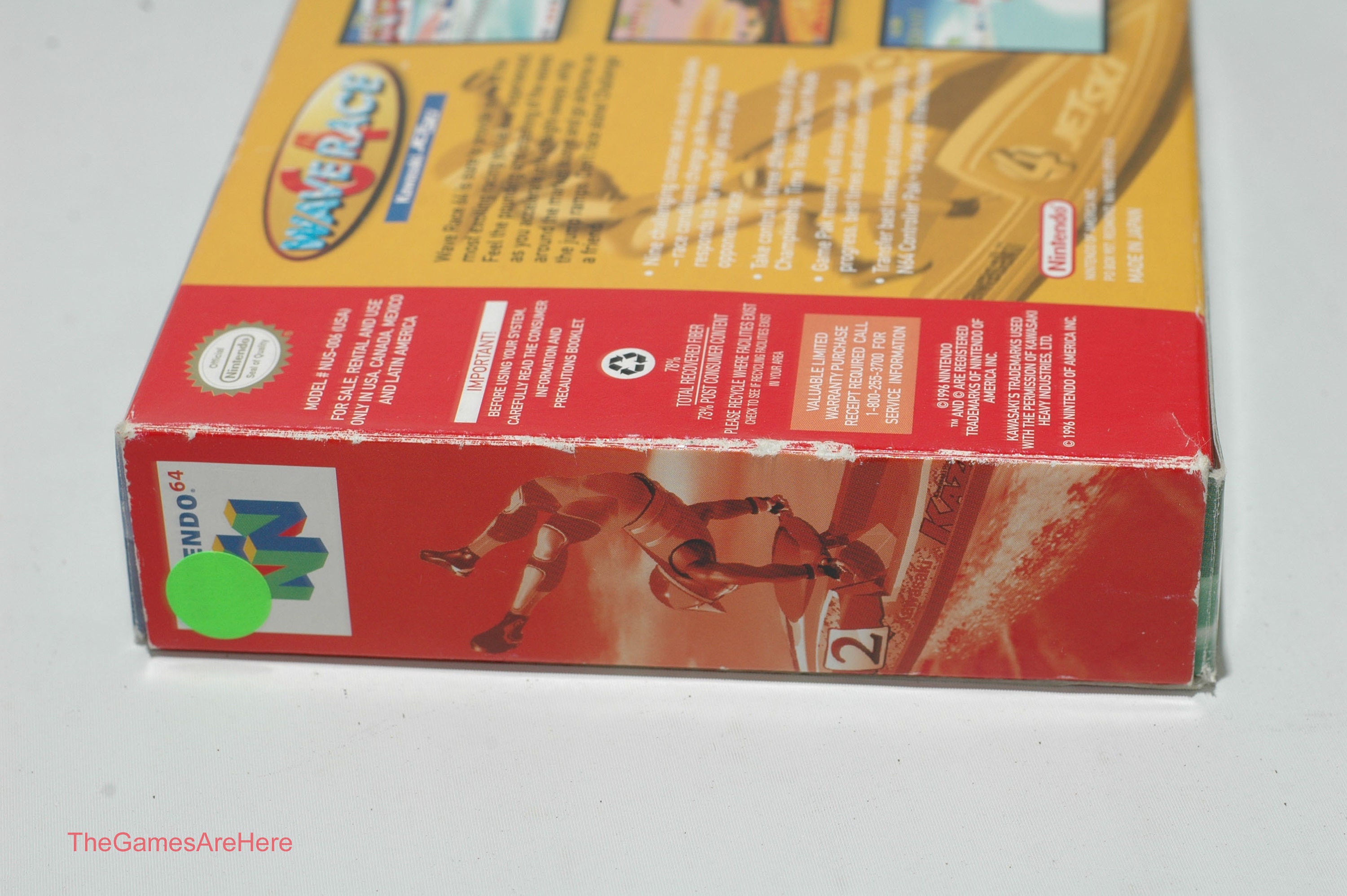 Wave Race 64 - Nintendo 64 1996 COMPLETE - Etsy