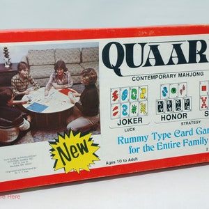 Quaark Contemporary Mahjong Card game 1979 COMPLETE