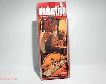 Deduction Game - Ideal 1976 COMPLETE