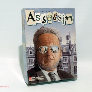 Assassin Game - Avalon Hill 1993 COMPLETE