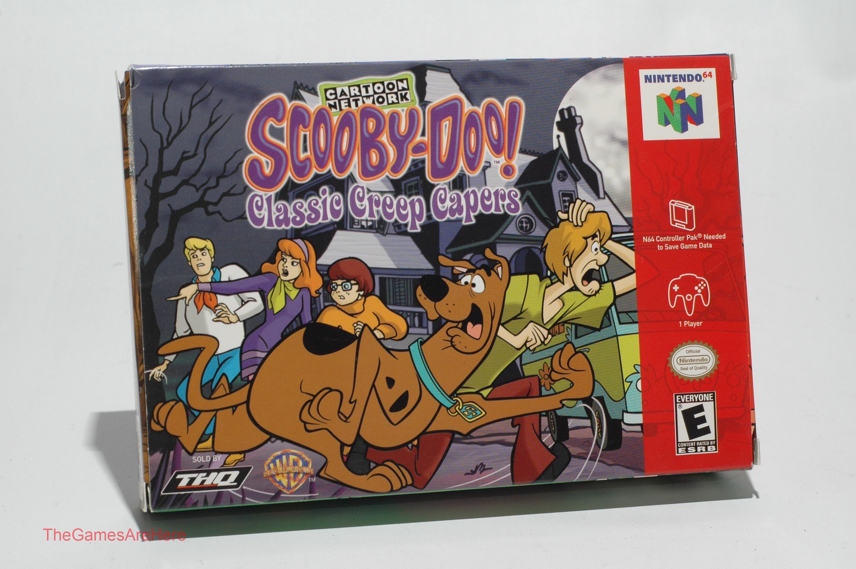 Scooby Doo Classic Creep Capers Nintendo 64, THQ 2000 COMPLETE