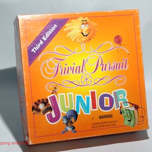 Trivial Pursuit Jr Junior Third Edition - Parker Brothers 1994 COMPLETE (read description)
