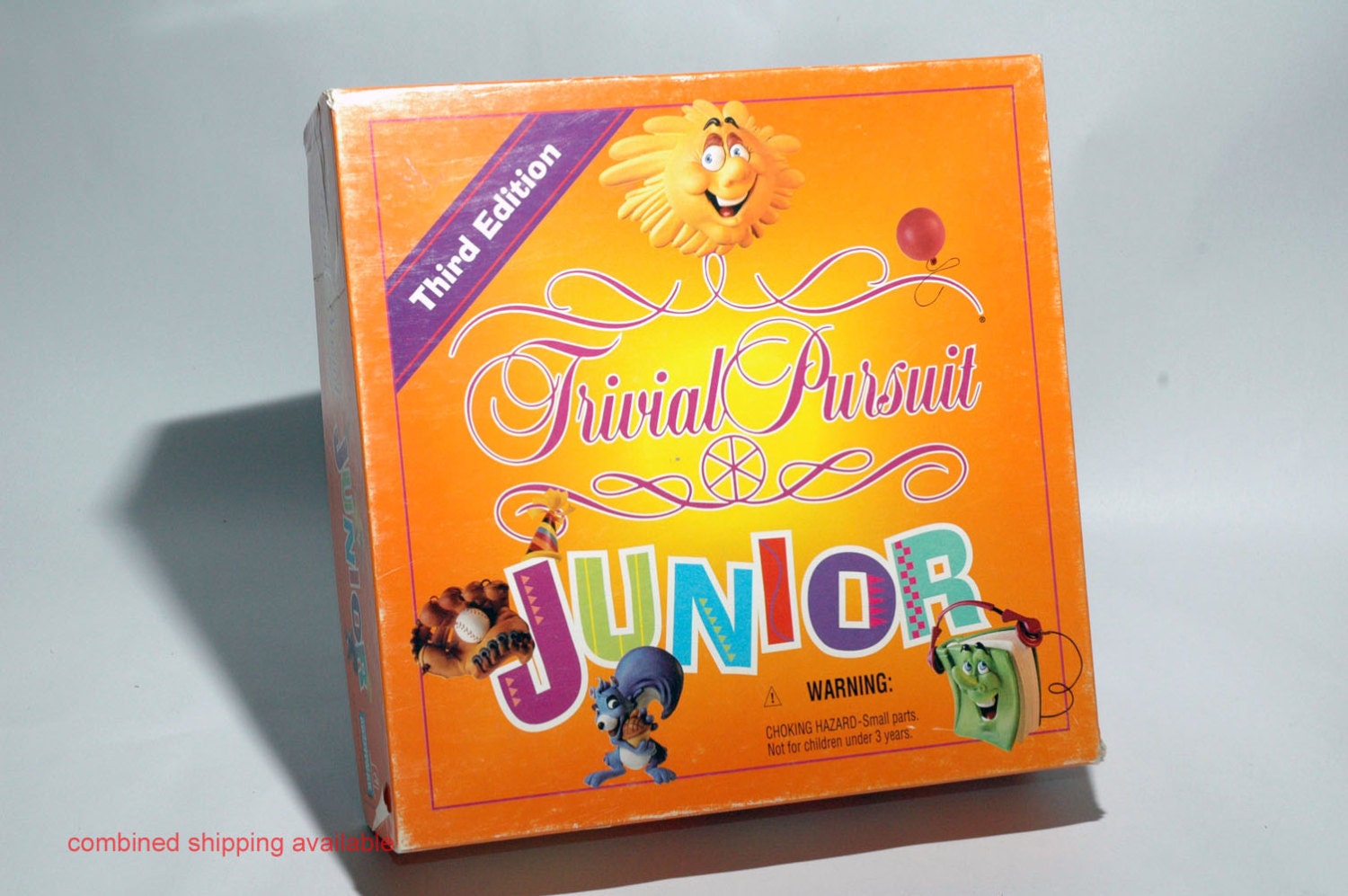 Trivial Pursuit Jr Junior Third Edition Parker Brothers 1994