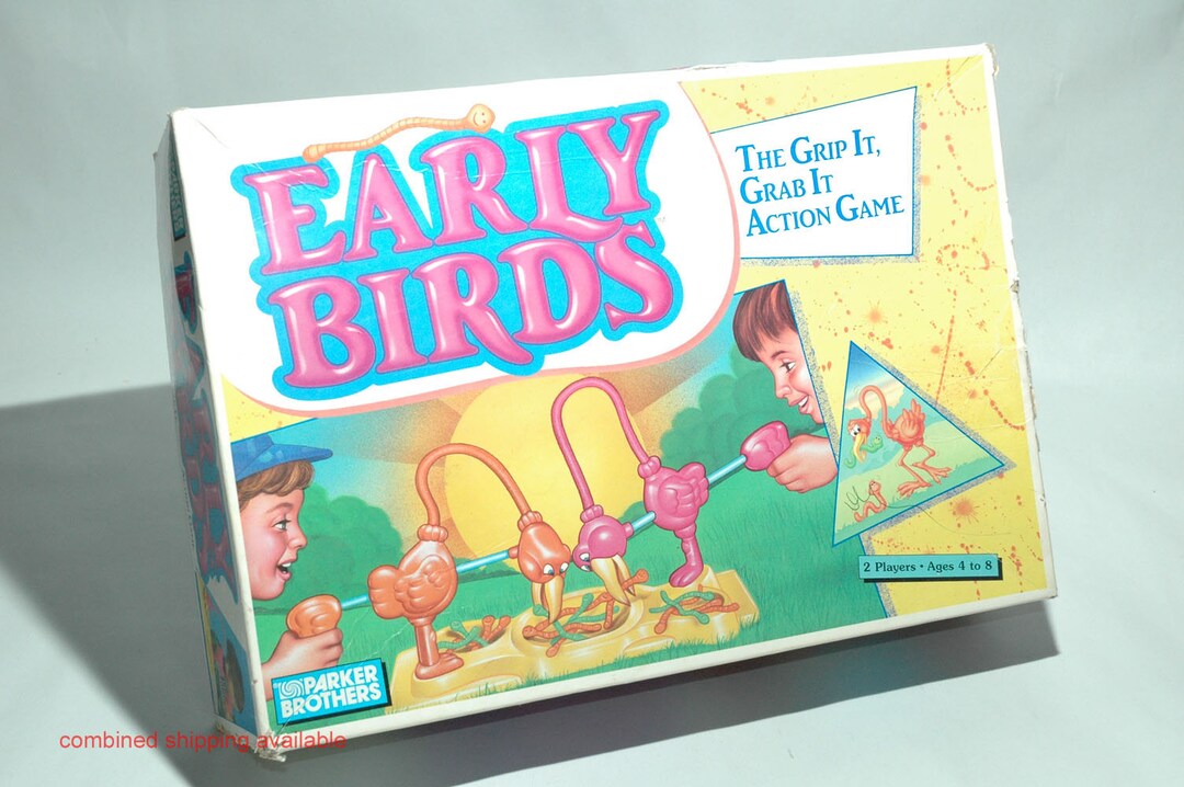 Early Birds Game From Parker Brothers 1989 read Description Etsy