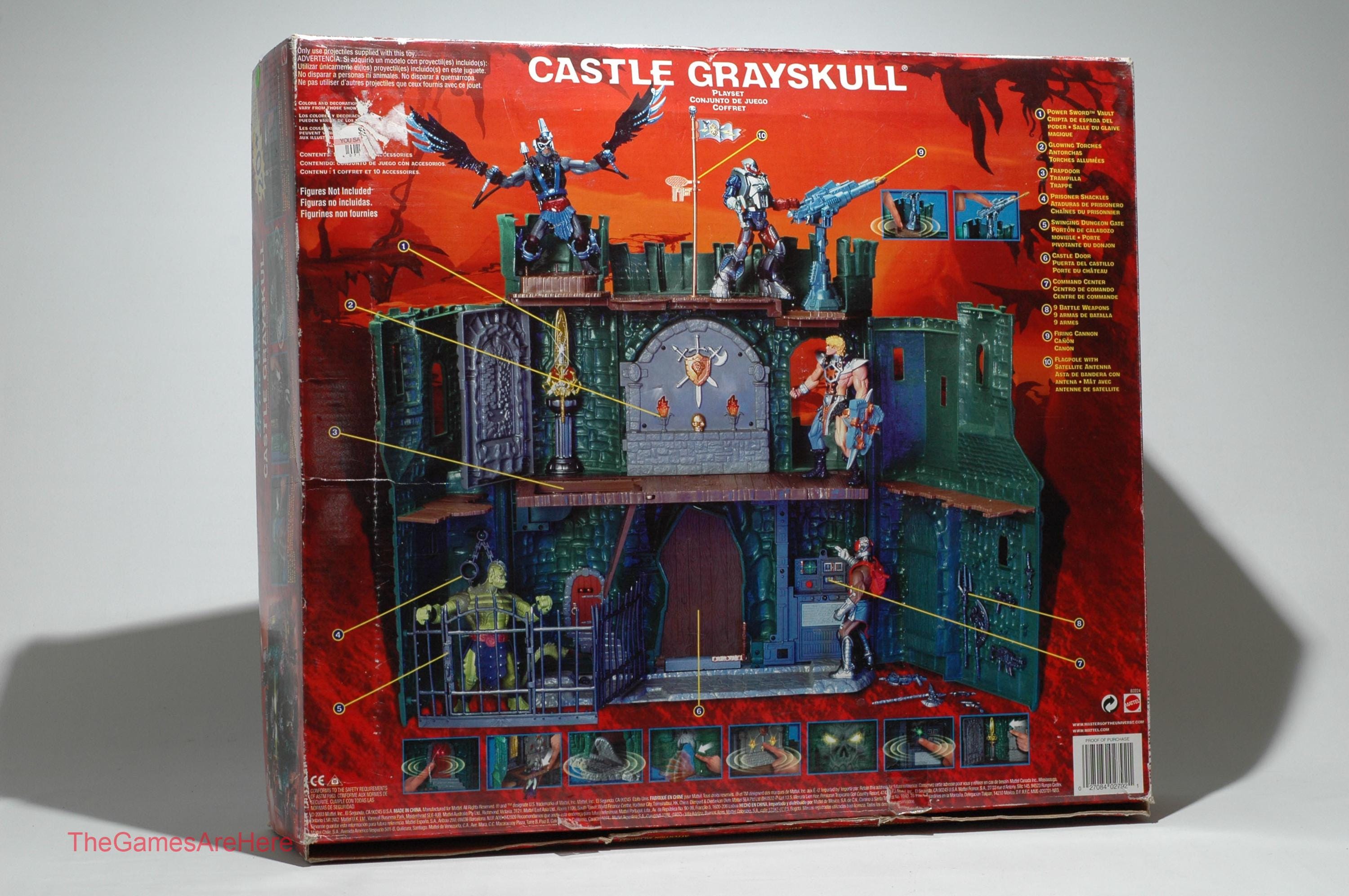 MOTU MASTERS OF The Universe Vintage Mattel années 80 Castle Grayskull