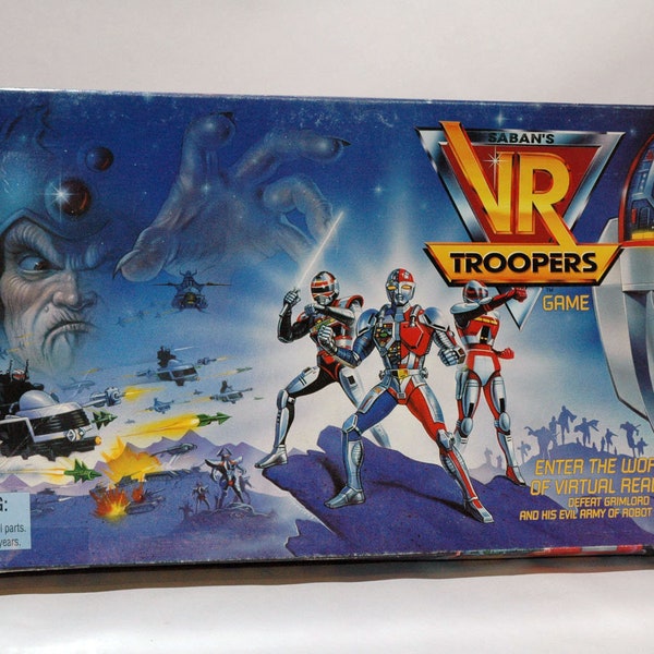 VR Troopers Game - Milton Bradley 1994 COMPLETE (read description)