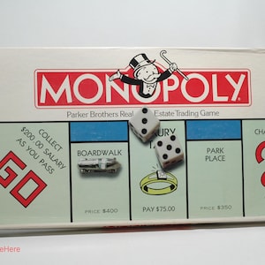 Monopoly Game - Parker Brothers 1985 w New Parts