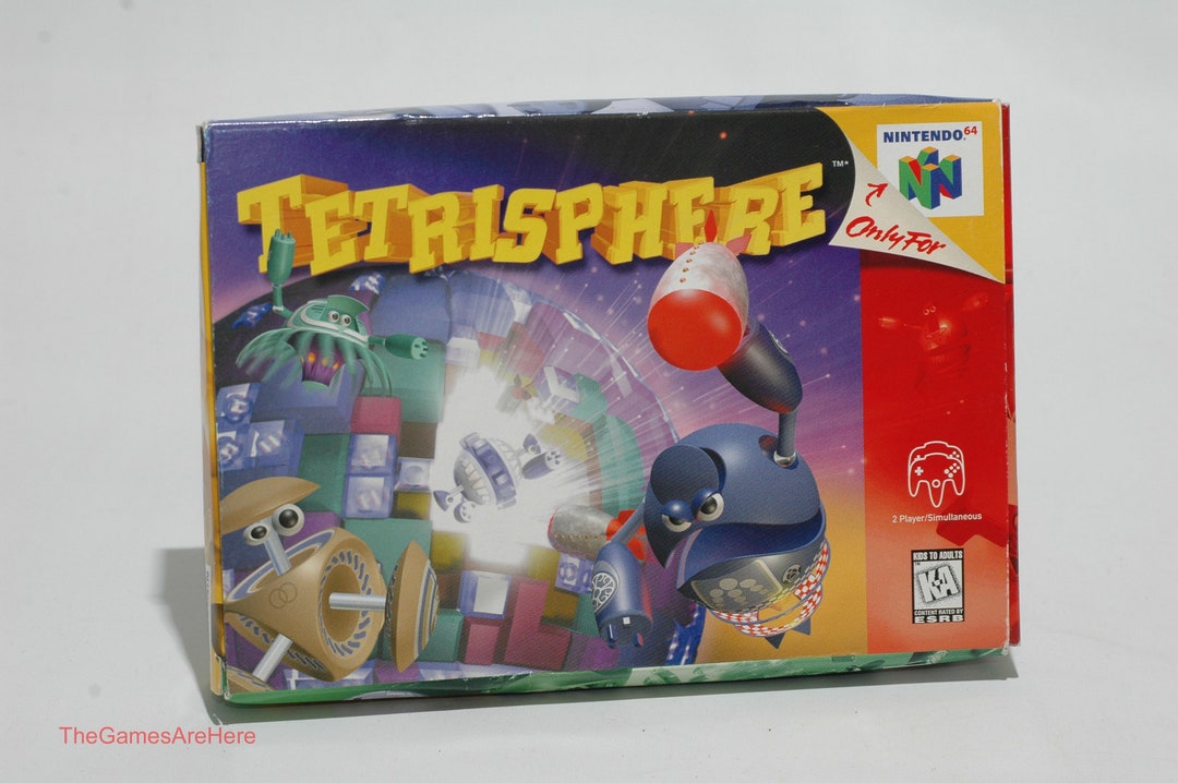 Tetrisphere Game Nintendo 64 1997 COMPLETE Etsy Tetrisphere Game Nintendo 64 1997 COMPLETE Etsy