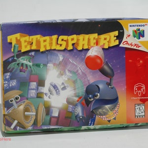 Tetrisphere Game - Nintendo 64 1997 COMPLETE
