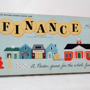 Finance Business Trading Game - Parker Brothers 1962 w Wear COMPLETE (Read Description)